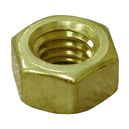 Jones Stephens 5/16in.-18 Brass Heavy Hex Jam Nut C03805